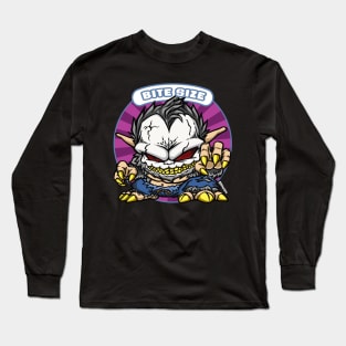 Bite Size the Undead Wolfman Long Sleeve T-Shirt